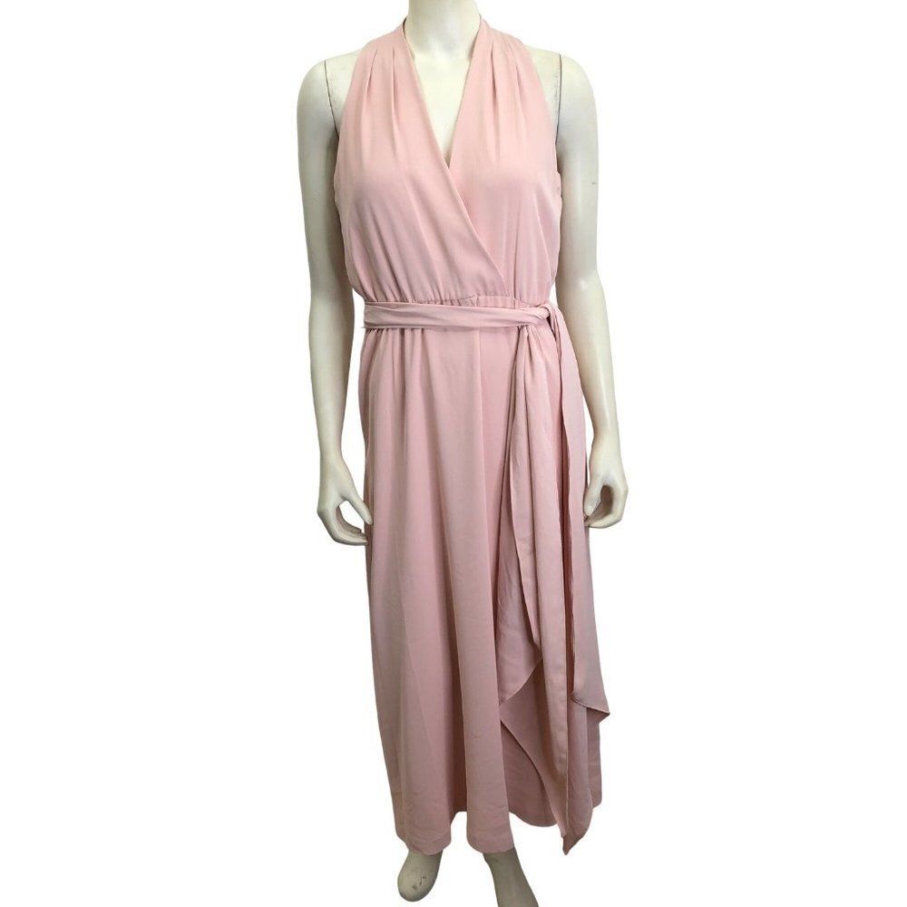 $175 LAUREN Ralph Lauren Georgette Halter Dress size 6 New with tag - Picture 12 of 15
